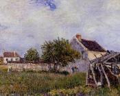 阿尔弗莱德 西斯莱 : An Old Cottage at Sablons